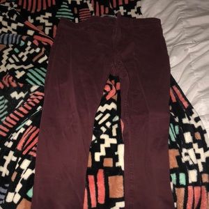 Maroon pants